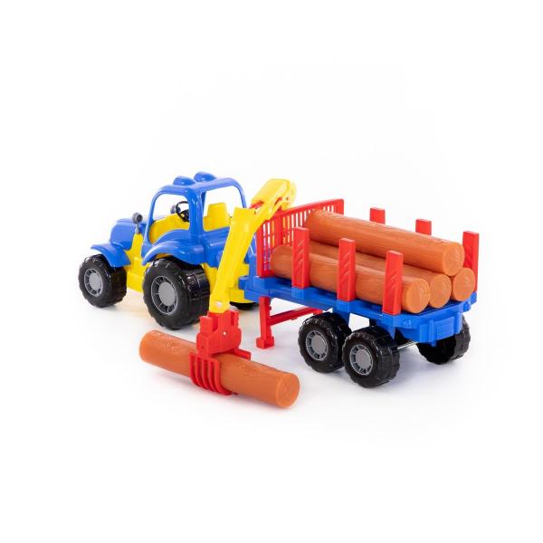Traktor Herkules Holzfrachter