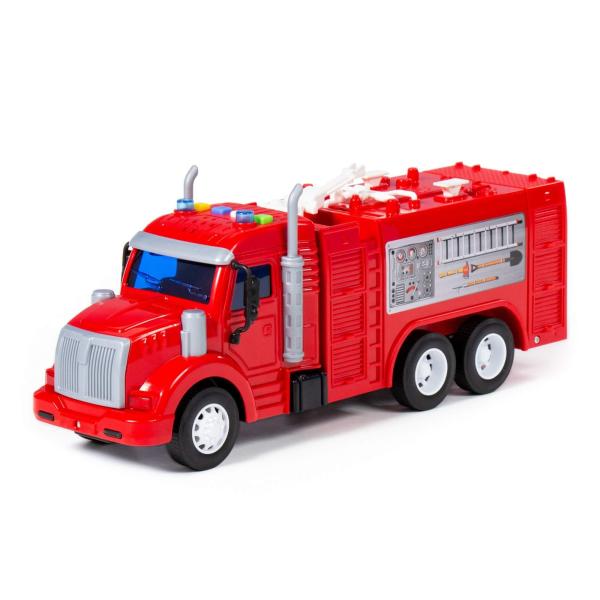 PROFI Feuerwehrauto mit Schwungantrieb (Box)