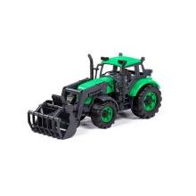 Traktor PROGRESS mit Frontlader grün (Box)