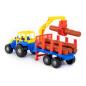 Preview: Little Farmer Traktor mit Holztransporter und Kranarm