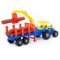 Preview: Little Farmer Traktor mit Holztransporter und Kranarm