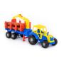 Preview: Little Farmer Traktor mit Holztransporter und Kranarm