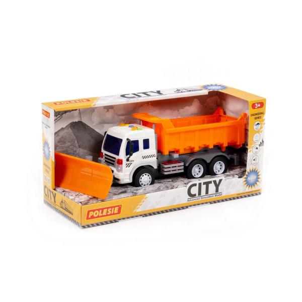 CITY LKW Schneeräumer, mit Schwungantrieb (Box)