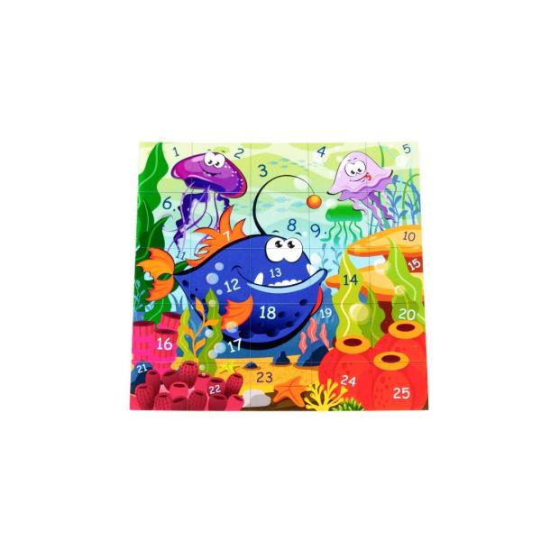 Schiebepuzzle Meerestiere Set 2, 25-tlg