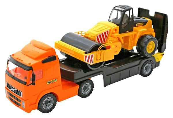 PowerTruck Tieflader mit Straßenwaltze (Box)