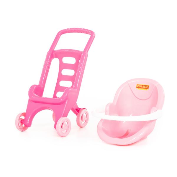 Puppenwagen "Pink Line 2in1"