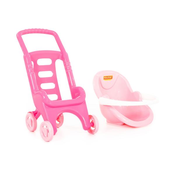 Puppenwagen "Pink Line 2in1"