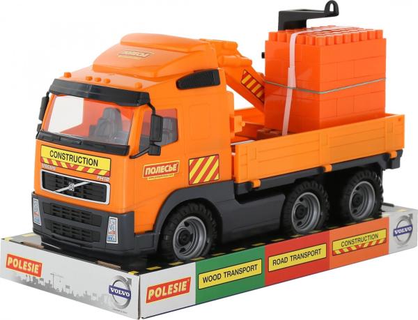 PowerTruck LKW-Kran mit Bausteine auf Palette, 30-tlg (Tray)