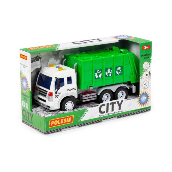 CITY Müllauto mit Schwungantrieb (Box)
