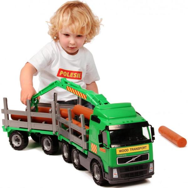 PowerTruck Holztransporter mit Anhänger (Box)