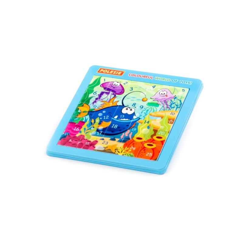 Schiebepuzzle Meerestiere Set 2, 25-tlg